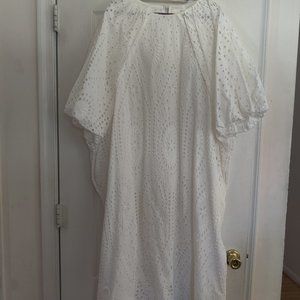 Limited Edition White Eyelet Dress XL
